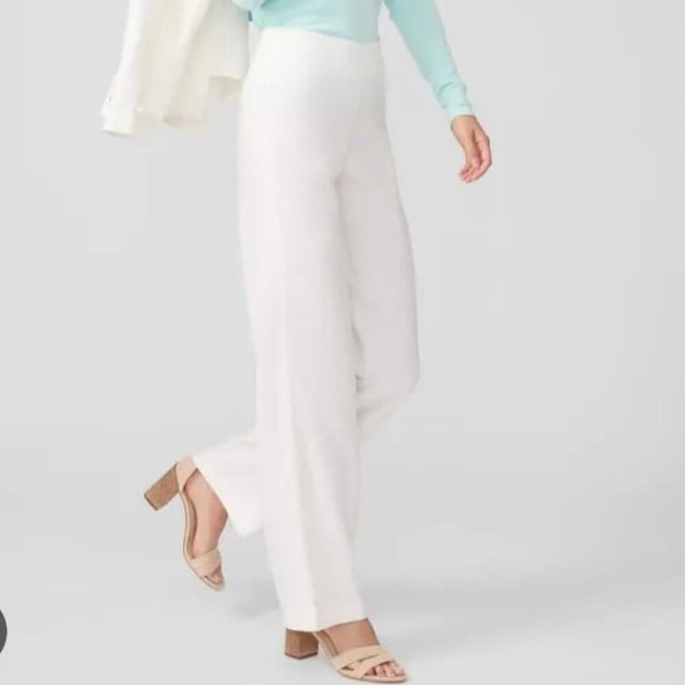 J. MCLAUGHLIN CARTER LINEN BLEND PANTS, SIZE 14, NWT $198